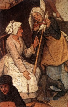 Sprüche 3 Bauer genre Pieter Brueghel der Jüngere Ölgemälde
